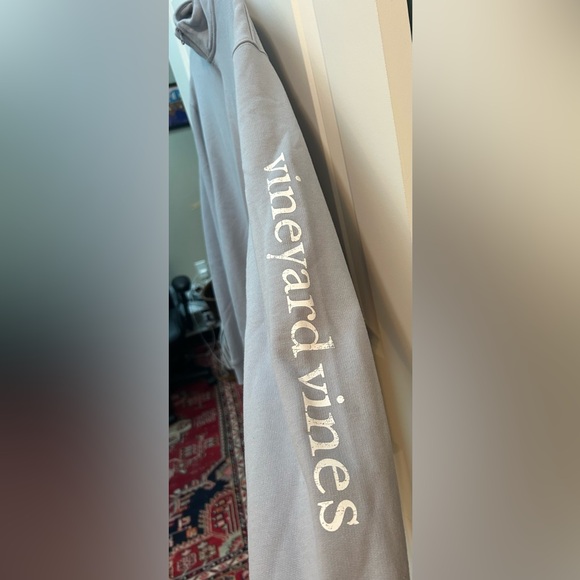 Vineyard Vines, grey, men’s, XXL, half zip sweatshirt, with collar. - Picture 4 of 5